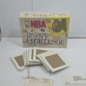 1989 NBA Edition The Great Puzzle Challenge Patomike‎ 27 Team Logos Vtg Complete